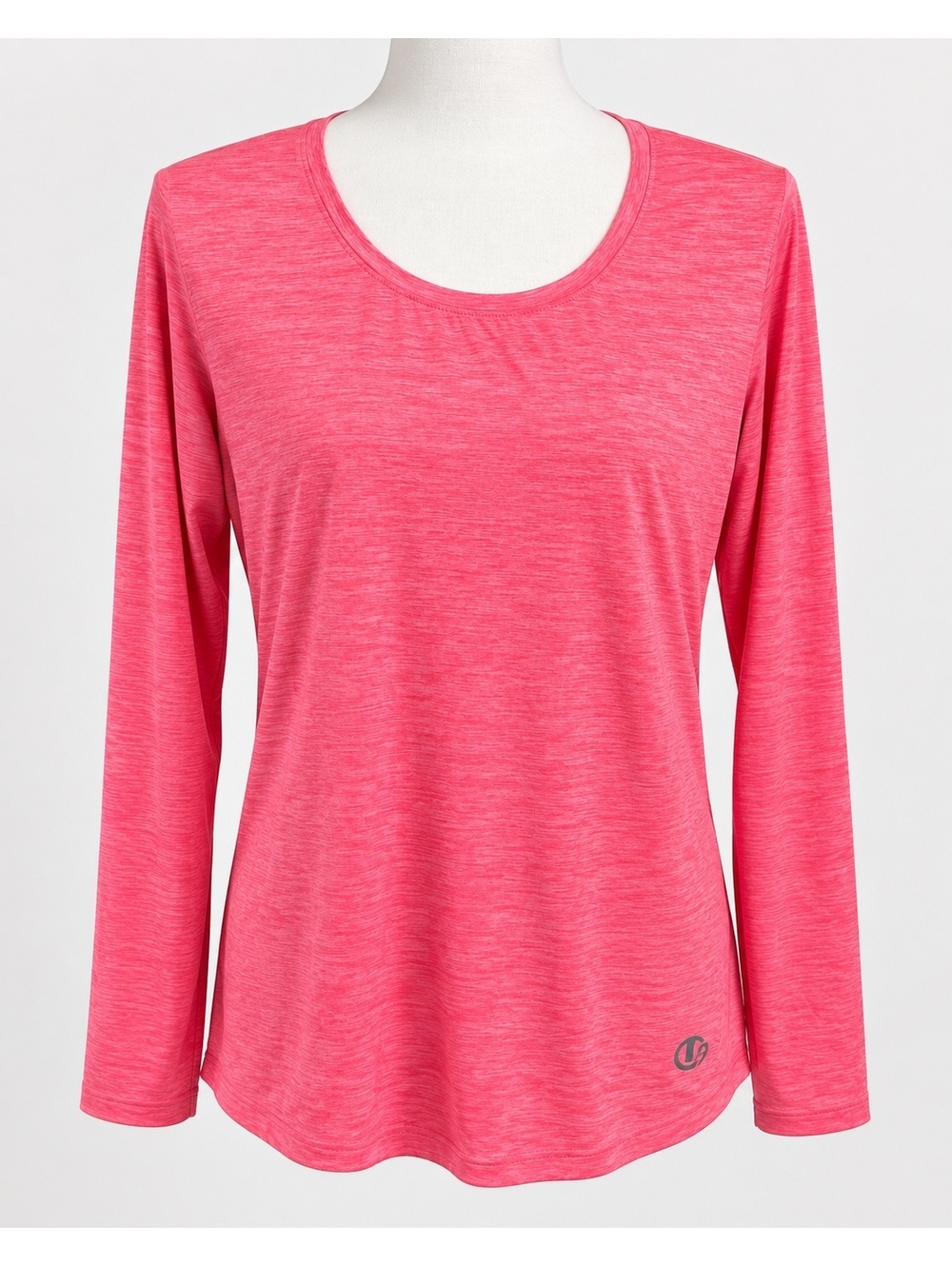 Champion Women’s XL Coral Heather Long Sleeve Athletic Top